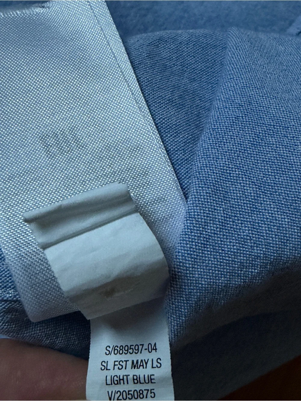 Banana Republic Mens Light Blue Utility Long Sleeve Button-Down Shirt Large